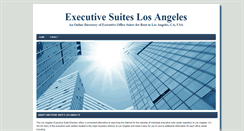 Desktop Screenshot of executive-suites-los-angeles.com