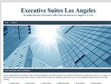 Tablet Screenshot of executive-suites-los-angeles.com